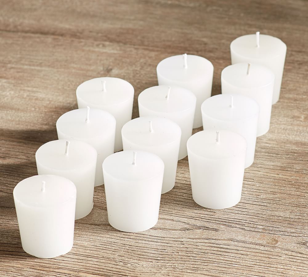 Unscented Votive Candles, Set of 12 Pottery Barn