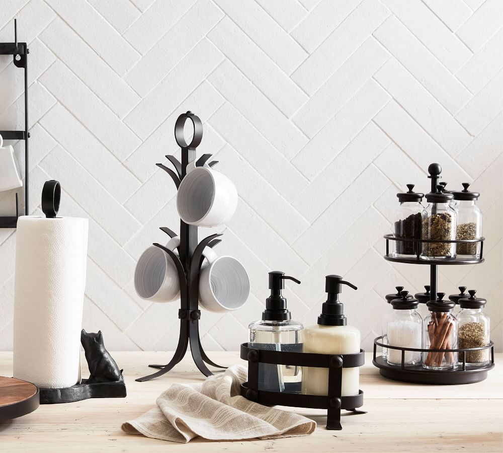 Vintage Blacksmith Soap/Lotion Caddy Kitchen Accessories Pottery Barn