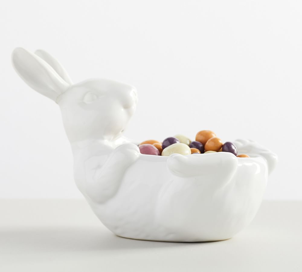 bunny ceramic bowl