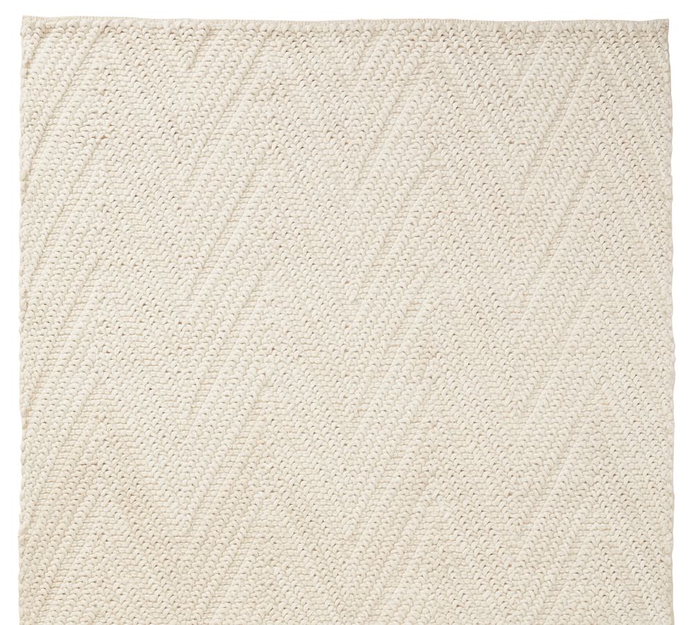 Zig Zag Textured Rug Pottery Barn