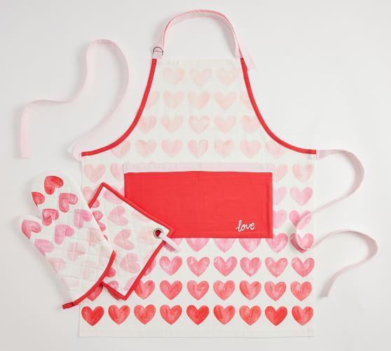 apron and mitten set