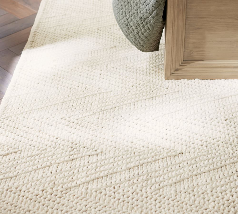 Zig Zag Textured Rug Pottery Barn