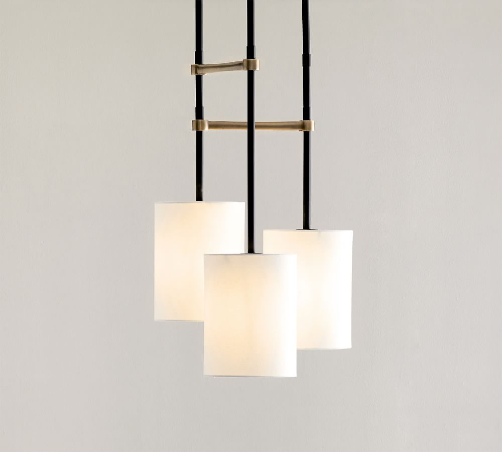 pottery barn 3 light pendant