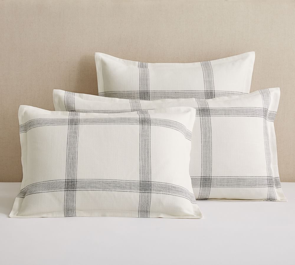 pottery barn windowpane duvet