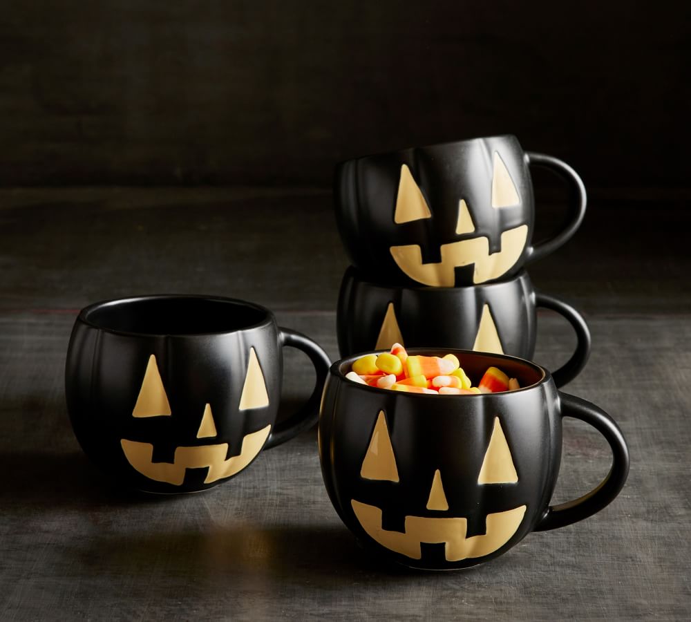 Jack O Lantern Mugs
 Jack O Lantern Stoneware Mugs