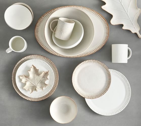 textured ceramic plates