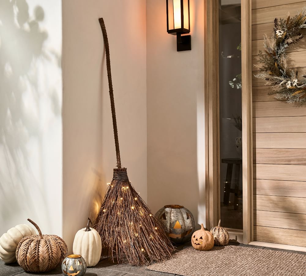 Broom with Lights Pottery Barn