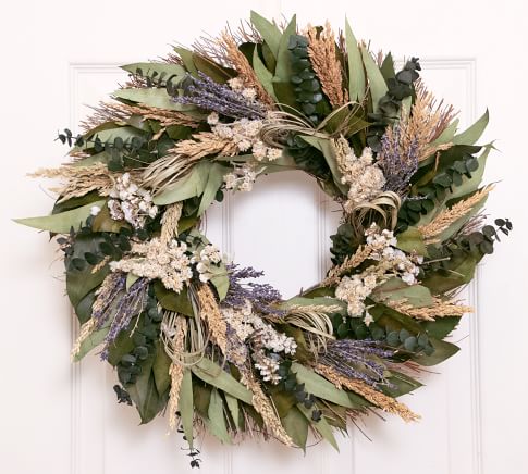 Dried Lavender Wreath | Pottery Barn