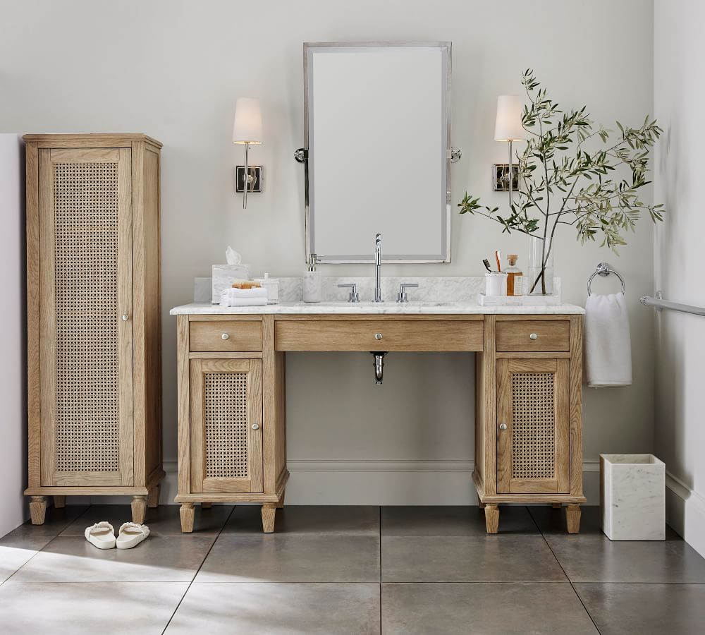 Sausalito 61" Single Wide Sink Vanity - ADA | Pottery Barn