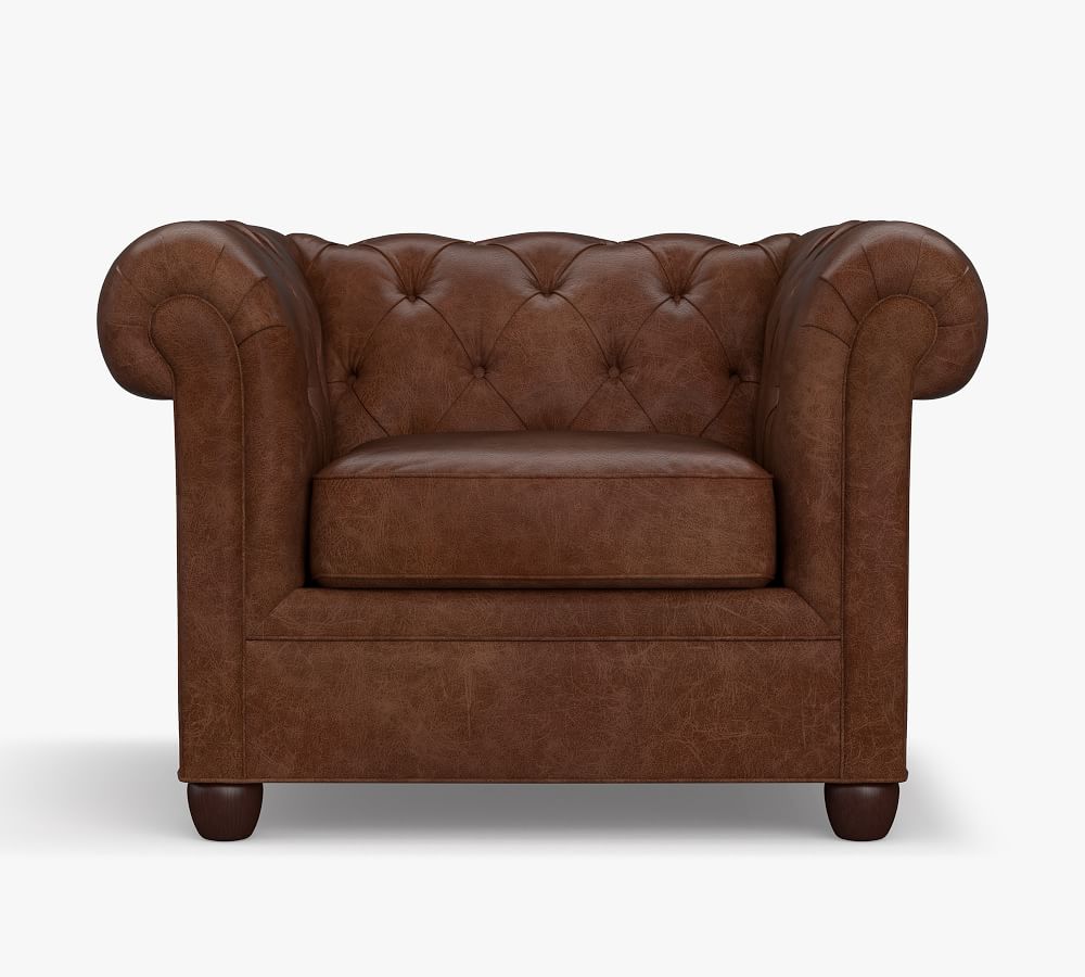 chesterfield leather chairs for sale