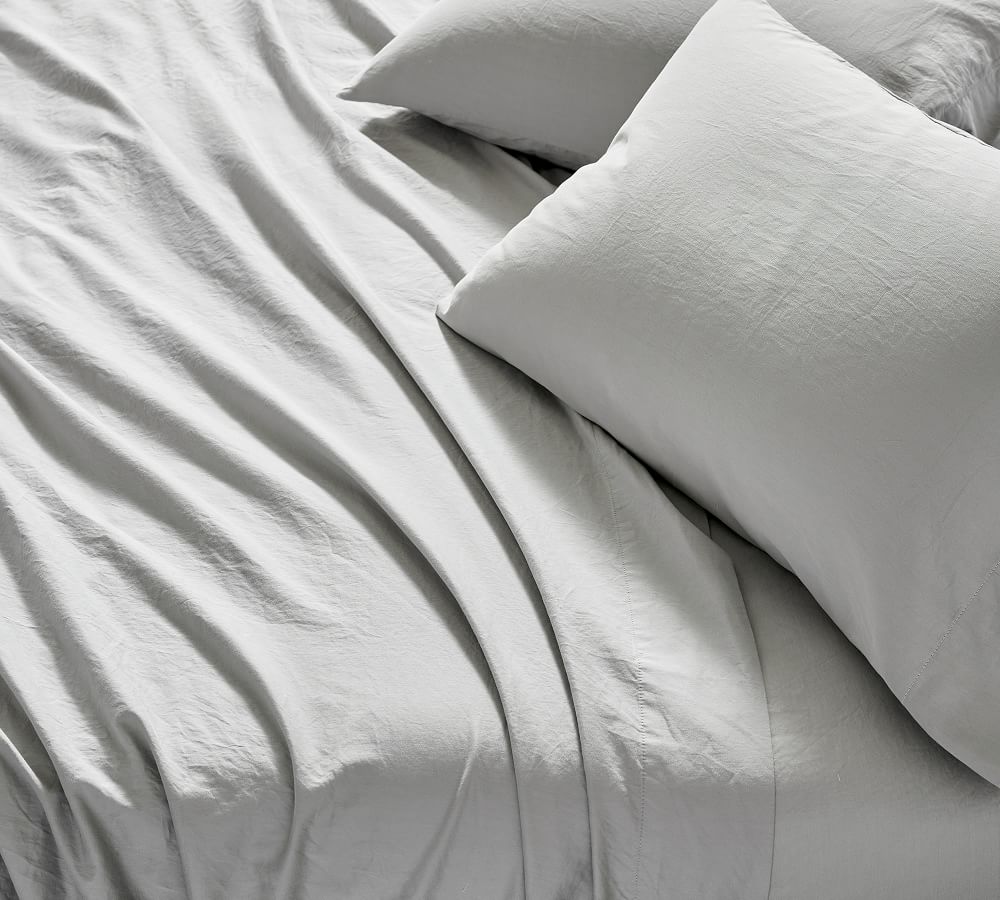 Dream Brushed Organic Cotton Sheet Set Pottery Barn