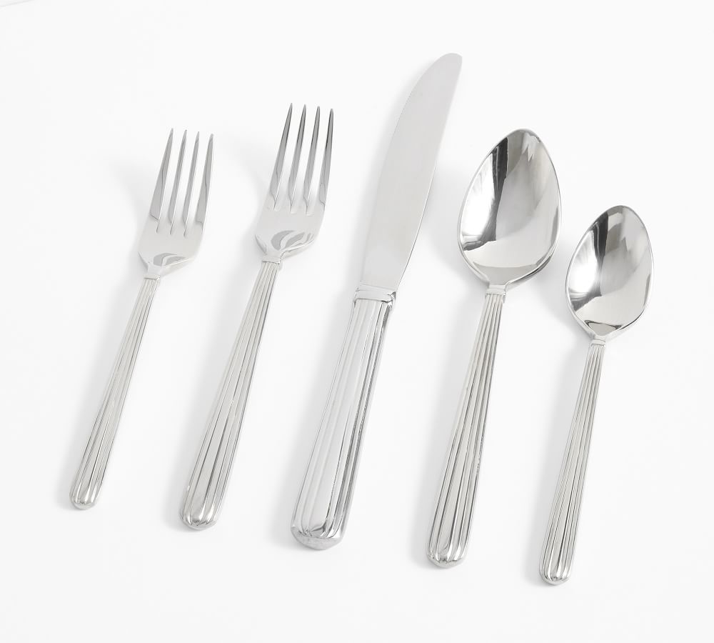 Monique Lhuillier Rivoli 5Piece Flatware Set Pottery Barn