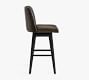 Layton Leather Swivel Bar & Counter Stools 