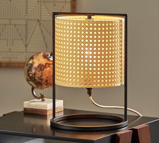 Nestor Cane Table Lamp | Pottery Barn