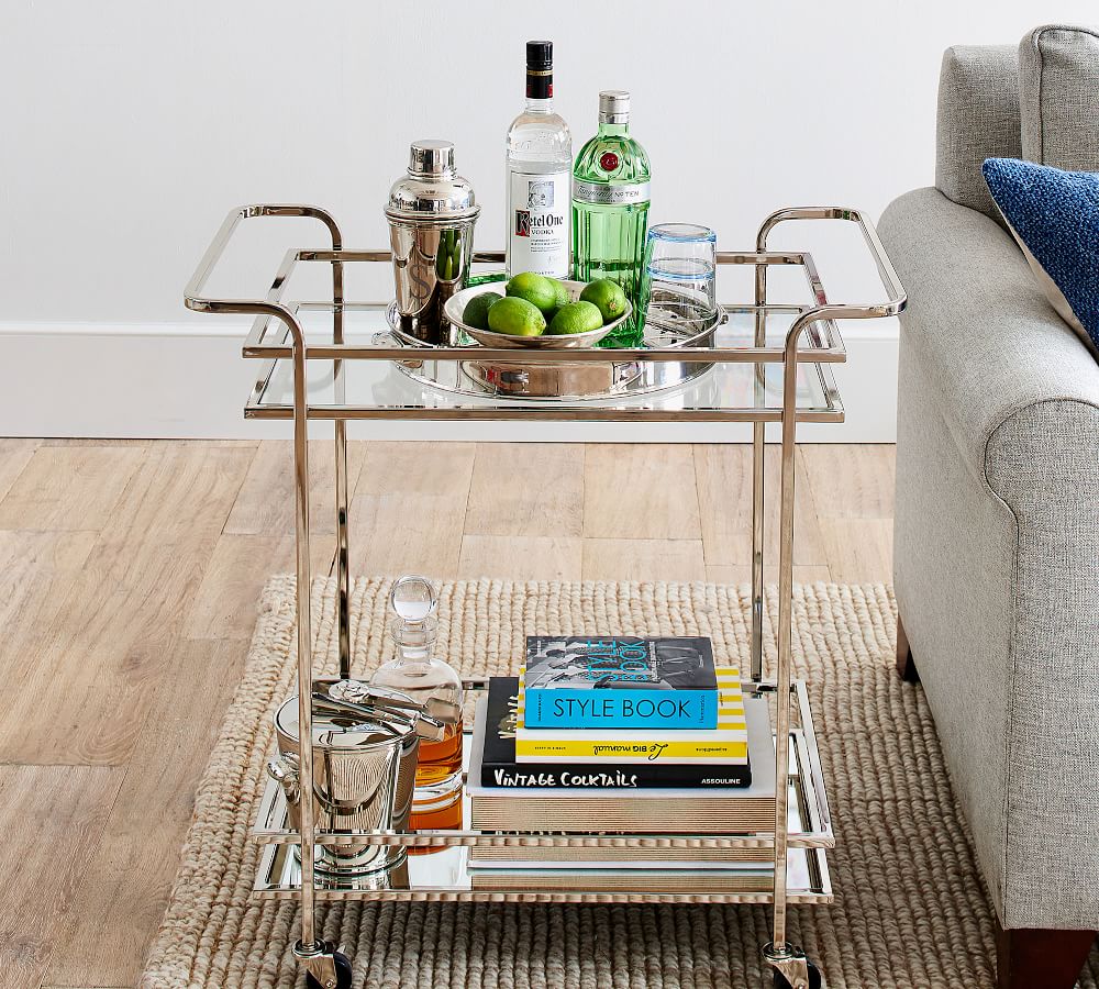 Harrison Round Serving Tray Pottery Barn