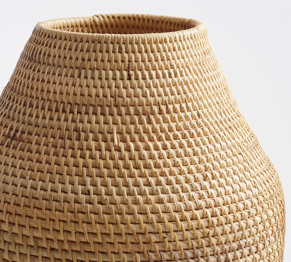 Woven Rattan Vases Pottery Barn