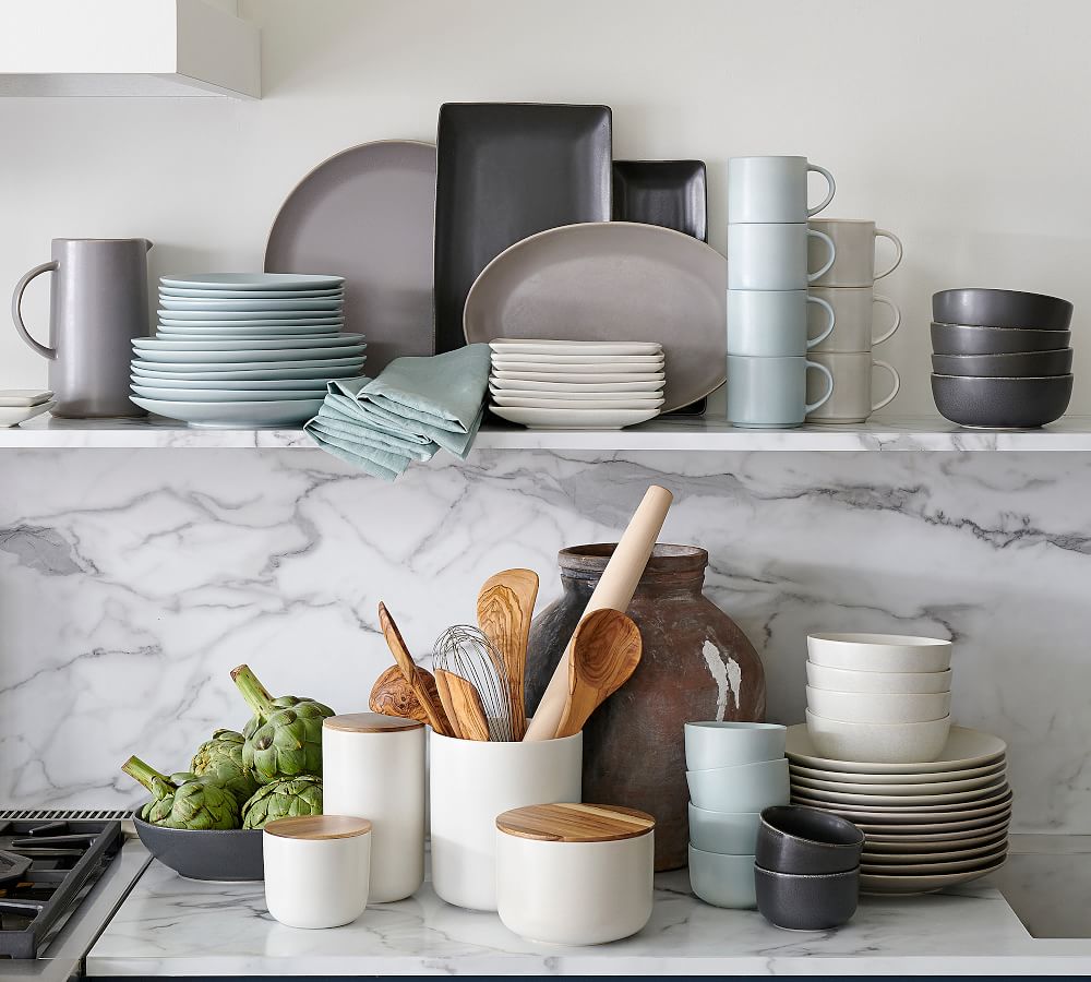 Mason Stoneware Kitchen Collection Pottery Barn