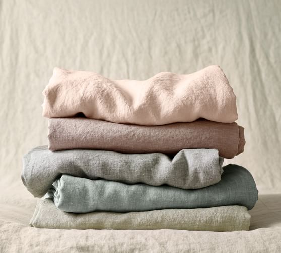 Belgian Flax Linen Sheet Set | Pottery Barn