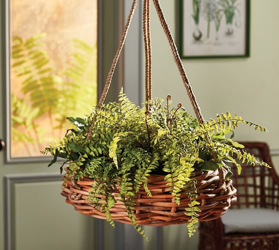 pottery barn hanging fruit basket