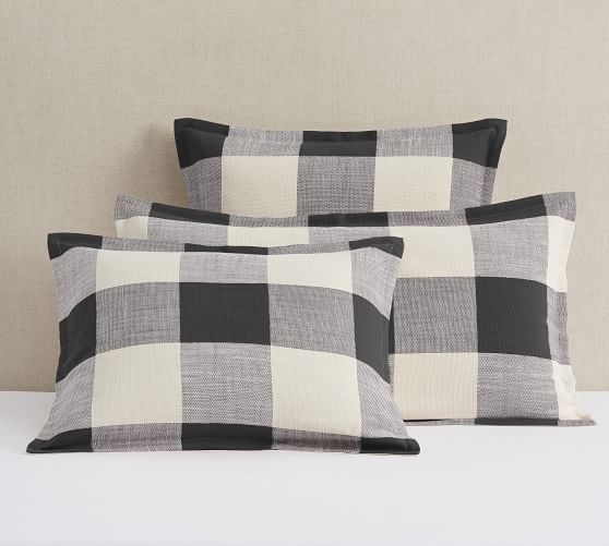 pottery barn buffalo check quilt