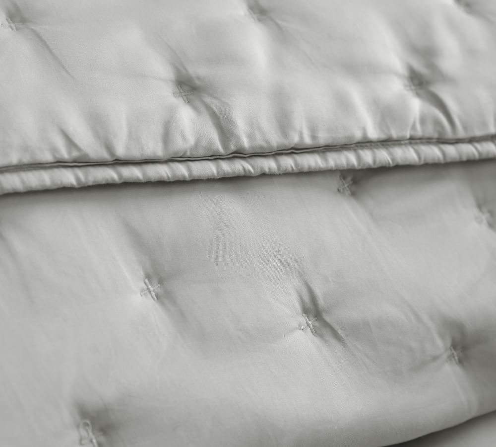 White Tencel™ Quilt & Sham Pottery Barn