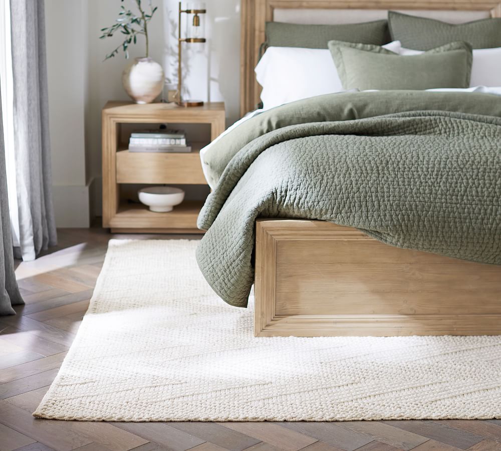 Zig Zag Textured Rug Pottery Barn