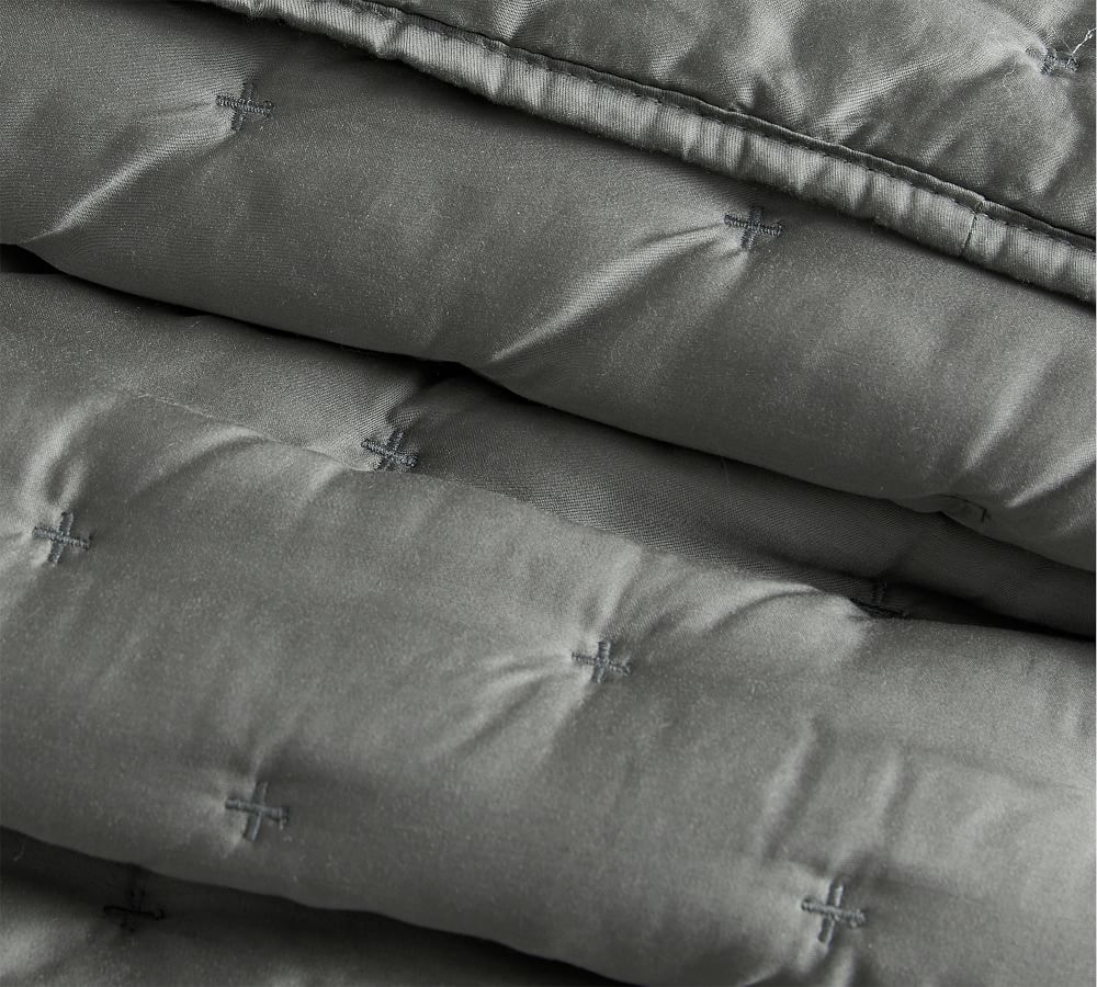 White Tencel™ Quilt & Sham Pottery Barn