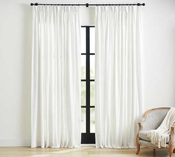 pleated curtains