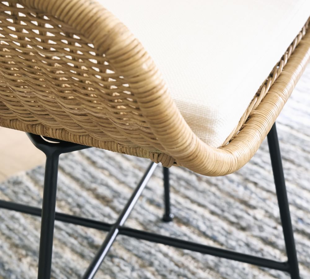 Grove Woven Stationary Swivel Desk Chair Pottery Barn