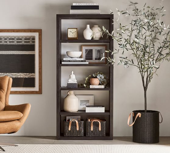 Folsom 33 X 73 Tall Bookcase, How To Decorate The Top Of A Tall Bookcase