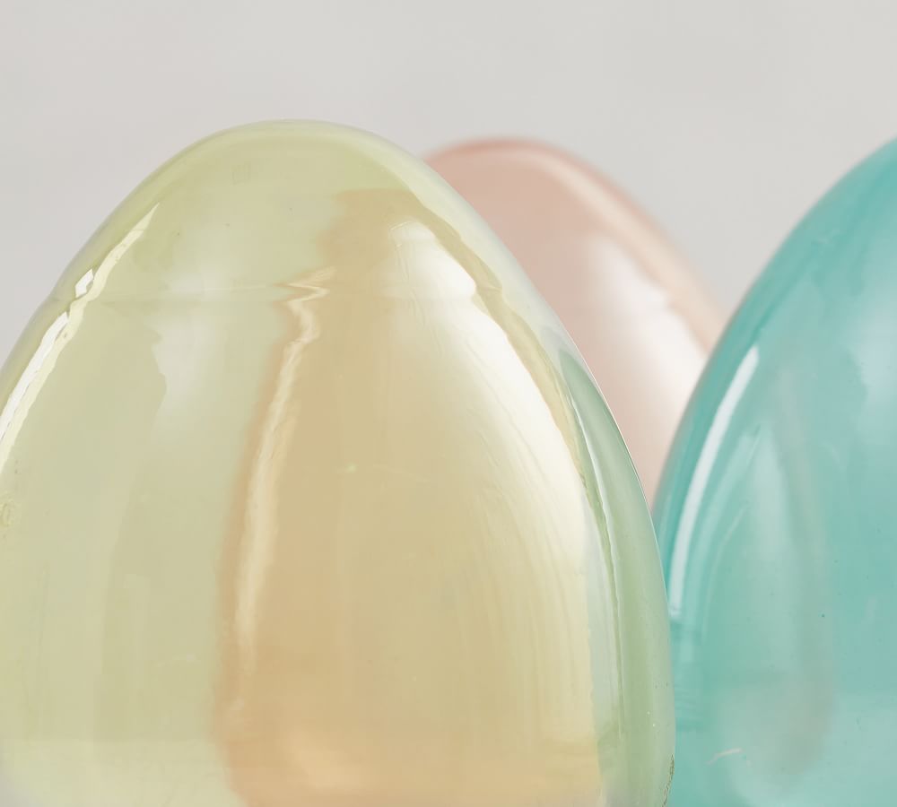 Decorative Glass Eggs Pottery Barn