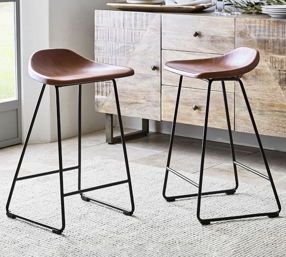 leather stool bar