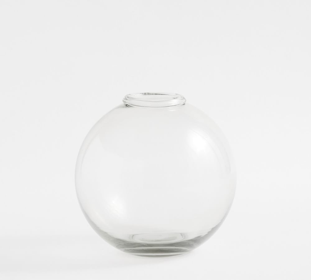 Round Recycled Glass Vases Pottery Barn