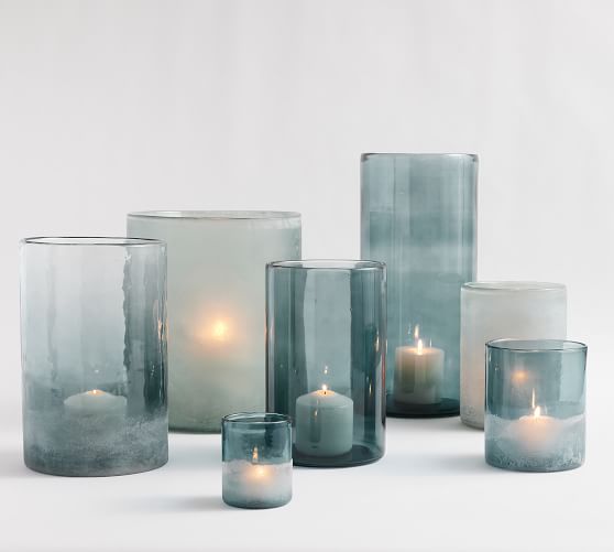 Handcrafted Tealight Holder Outdoor Home Garden Decorative Recycled Glass 