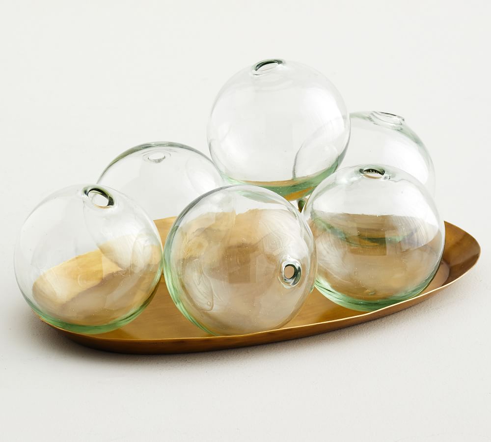 Decorative Recycled Glass Balls Pottery Barn