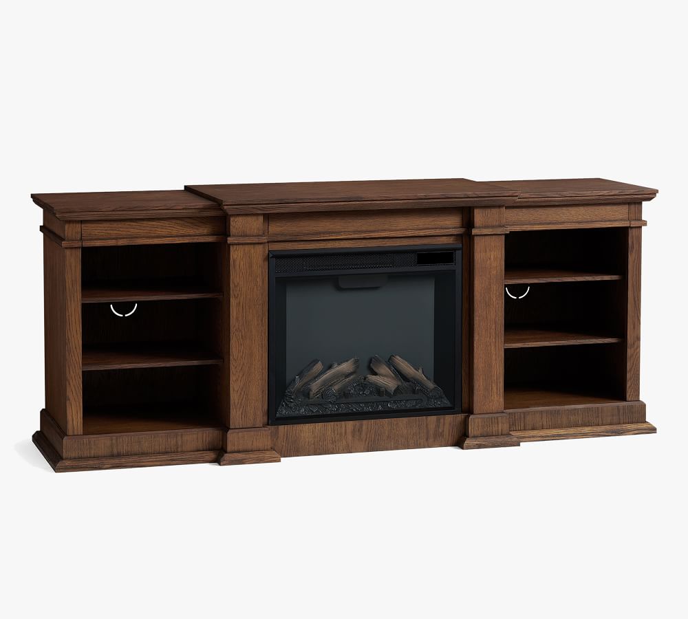 Lori 72" Electric Fireplace Media Cabinet | Pottery Barn