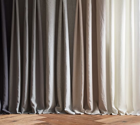 Belgium Linen Curtains Linen Drapes 10 Colors 