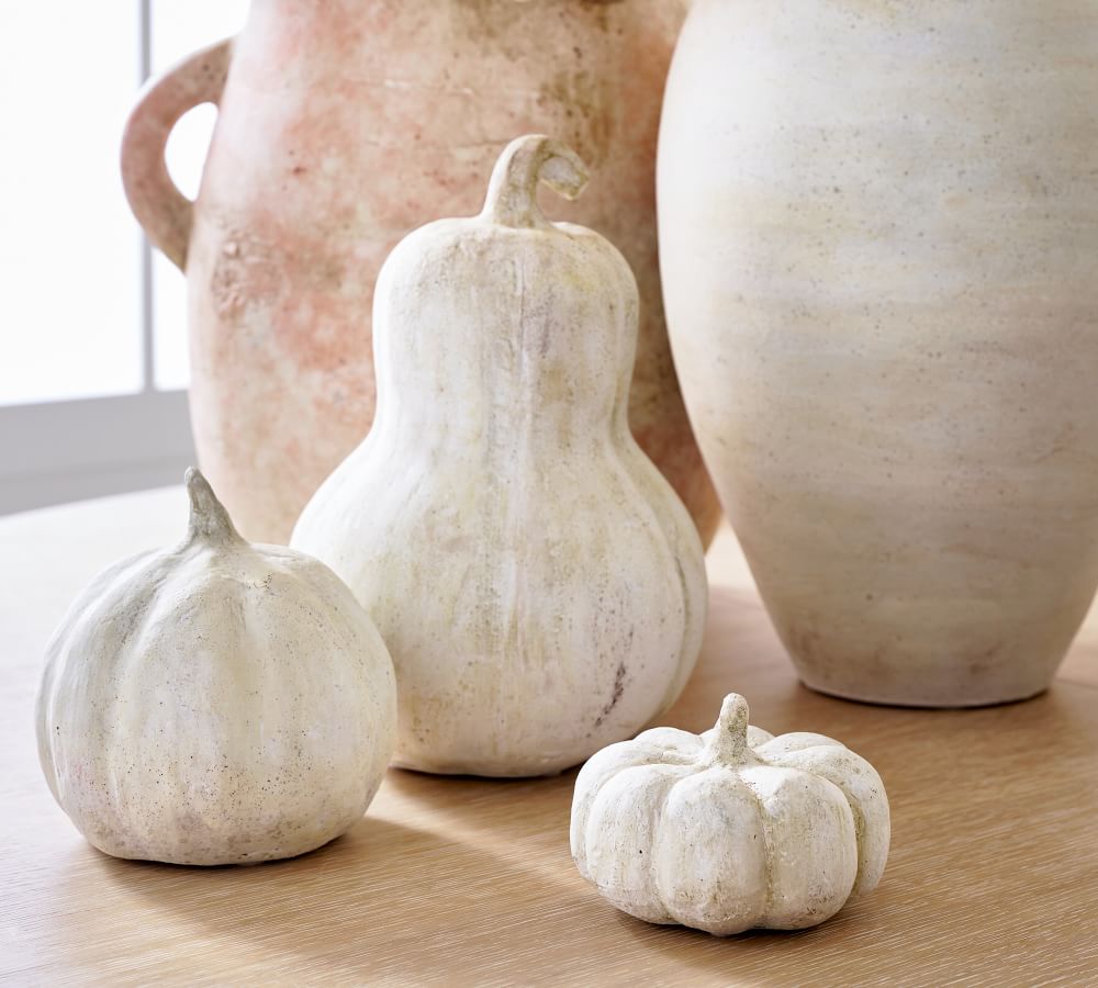 Handcrafted Terracotta Pumpkins Pottery Barn
