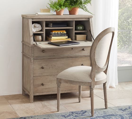 pottery barn louis desk chair