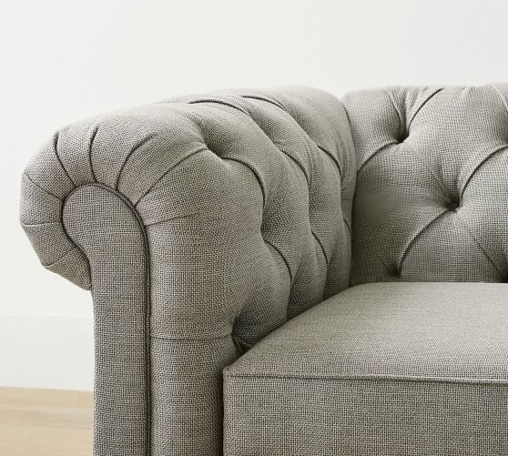 Chesterfield Fabric Sofa Pottery Barn
