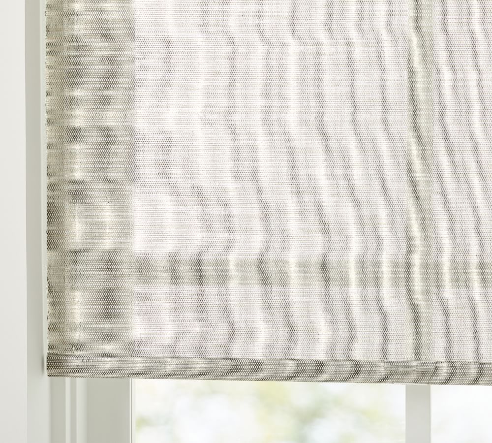 Custom Natural Cordless Roller Shade Pottery Barn