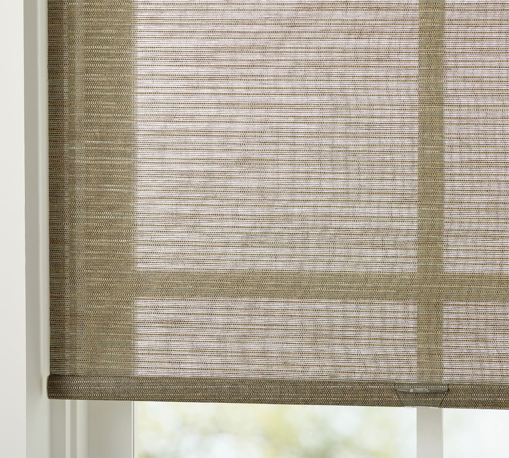 Custom Natural Cordless Roller Shade Pottery Barn