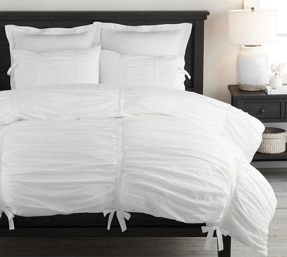 ruched duvet set