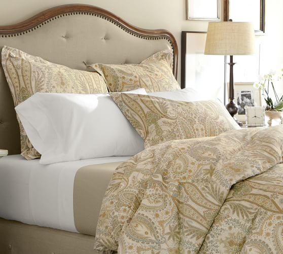 pottery barn paisley comforter