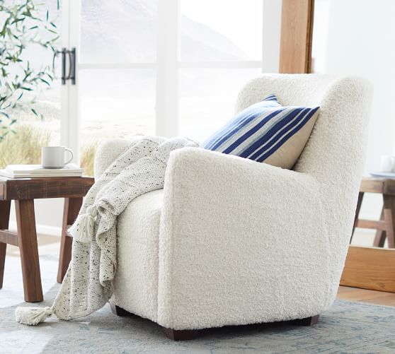 pottery barn arm chair