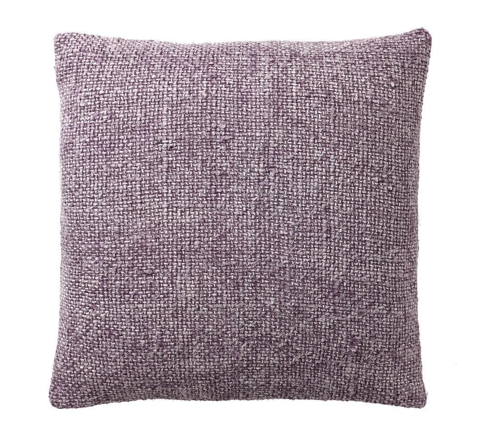 Faye Textured Linen Pillow Cover Thistle Pottery Barn