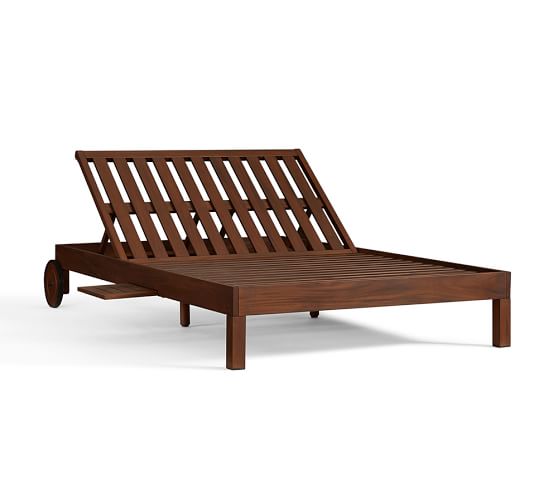 pottery barn double chaise