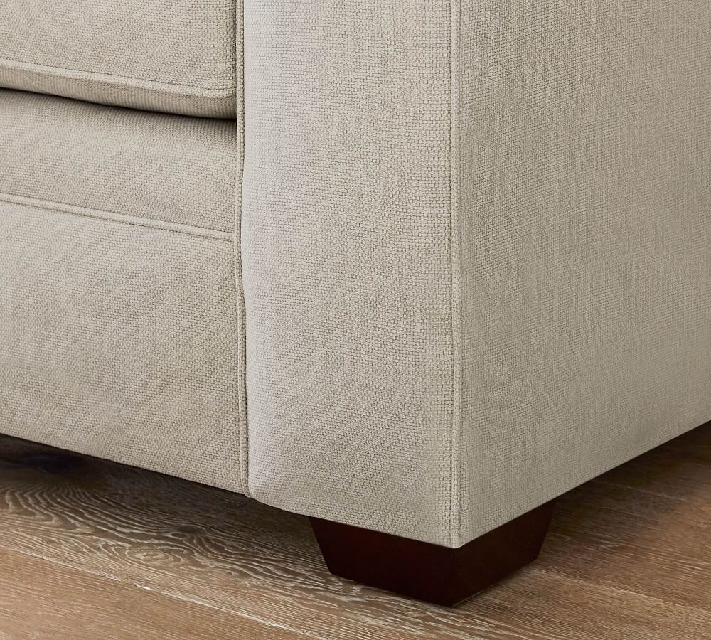 Pearce Square Arm Upholstered Return Bumper Sectional Pottery Barn