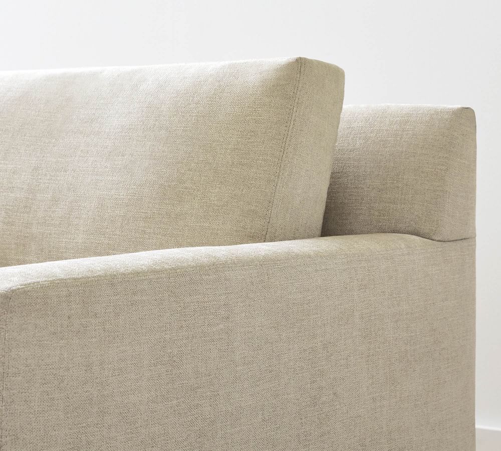 York Square Arm Fabric Sofa Pottery Barn