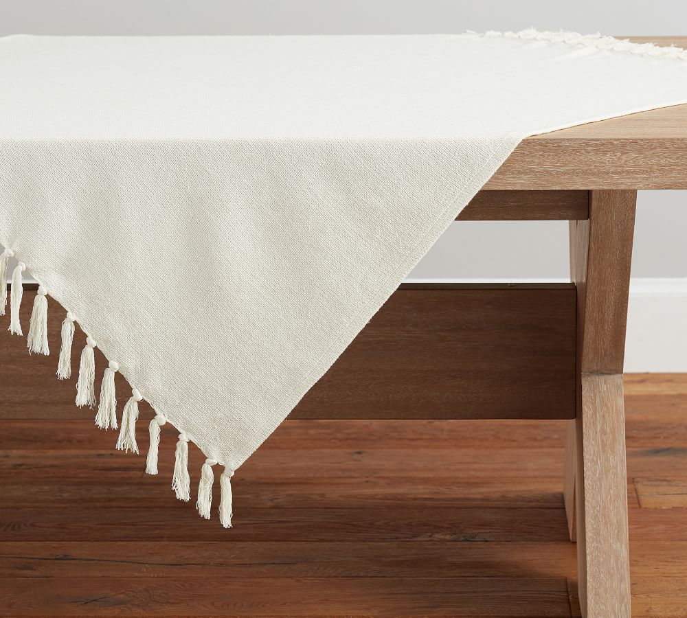 Mason Cotton/Linen Table Throws Pottery Barn